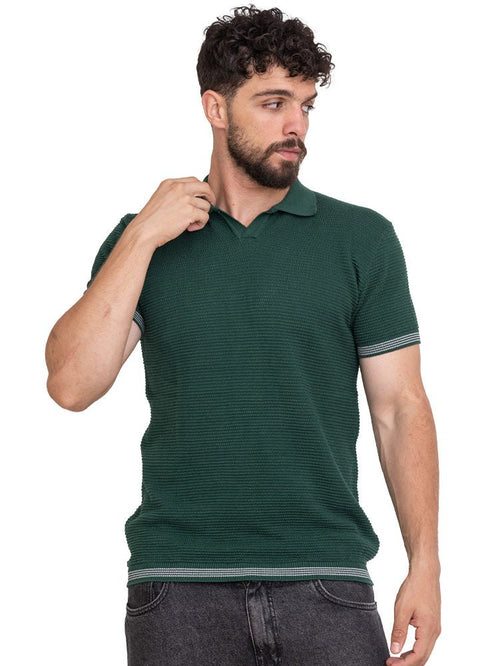 Cactus Design 27 - F - Polo Neck T-Shirt - Khotwh